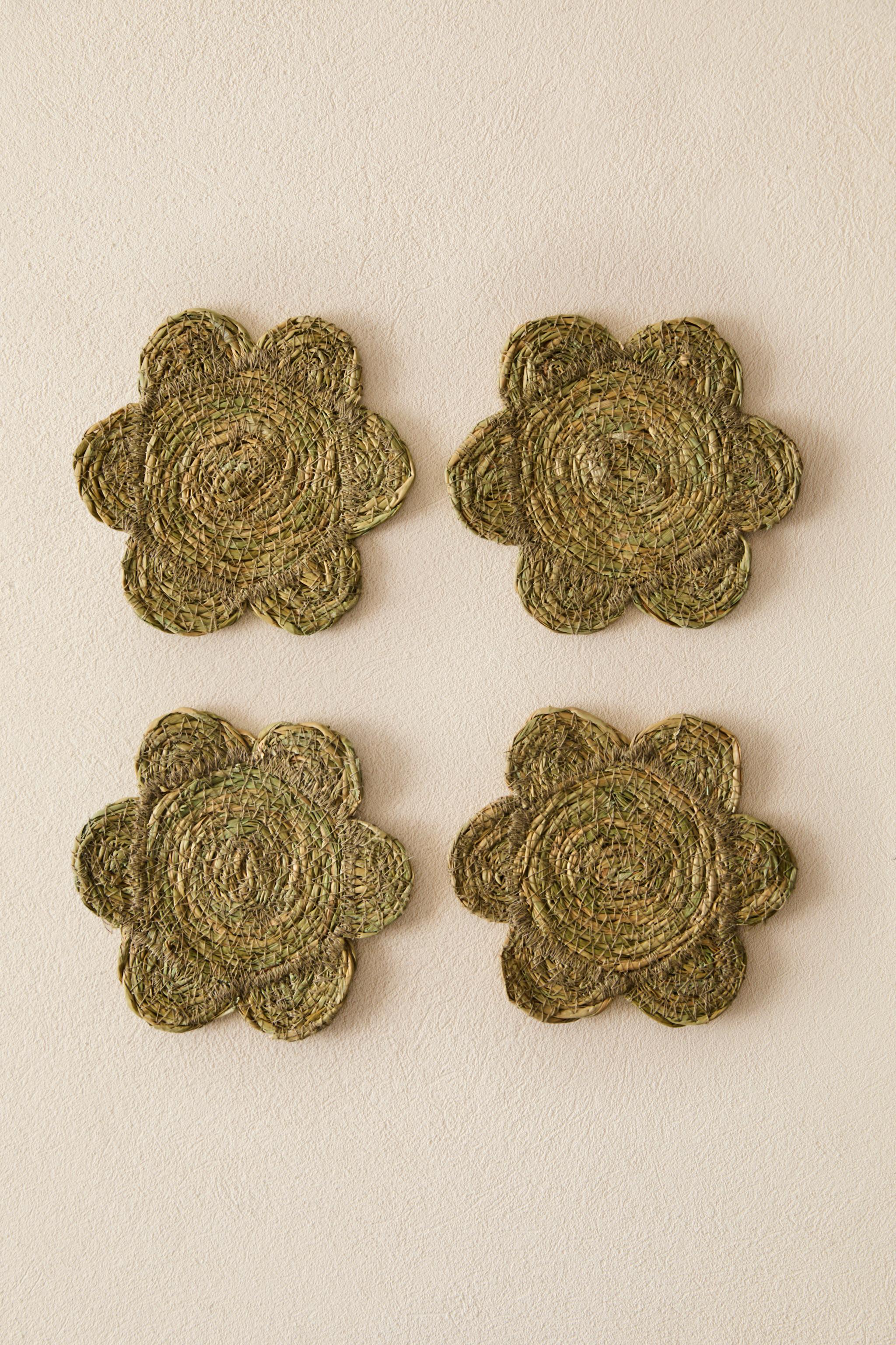 SET OF SEAGRASS COASTERS (SET OF 4)